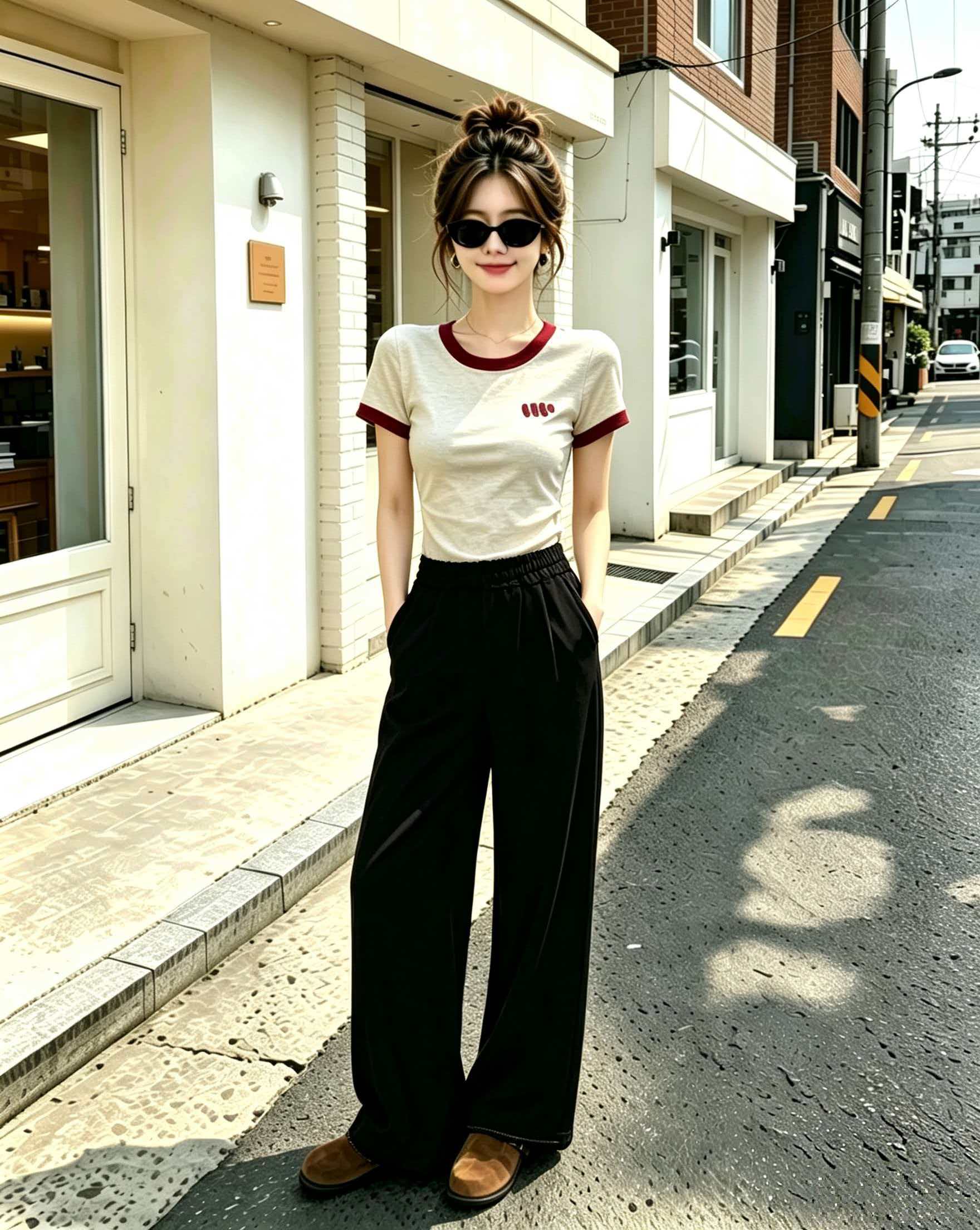 Women's Color Block Short Sleeve T-Shirt 2026 Summer Casual Cotton Top - Style 04ff61 - Image 2